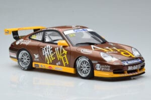Porsche 911 996 GT3 Cup M. Marsh Carrera Cup Asia Winner 2004 AUTOart 1:18 80489 Metalas - nuotrauka 5 iš 7
