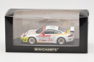 Porsche 911 996 GT3 RS McKenna #23 T. Bernhard / J. Bergmeister / M. Maassen 12 Hours of Sebring 2004 Minichamps 1:43 4000464 - nuotrauka 4 iš 4