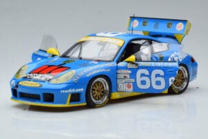 Porsche 911 996 GT3 R #6 24 Hours of Daytona GT Class Winner 2002 AUTOart 1:18 80273 Metalas - nuotrauka 2 iš 7