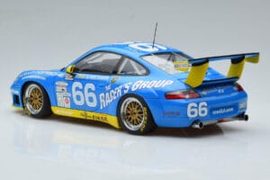 Porsche 911 996 GT3 R #6 24 Hours of Daytona GT Class Winner 2002 AUTOart 1:18 80273 Metalas - nuotrauka 6 iš 7