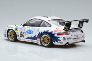 Porsche 911 996 GT3 R J. Ickx 24 Hours of Le Mans 2003 AUTOart 1:18 80379 Metalas - nuotrauka 6 iš 7