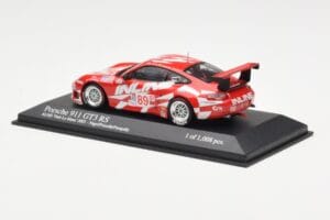 Porsche 911 996 GT3 RS Inline #89 B. Frisselle / D. Negri / S. Pumpelly ALMS Petit Le Mans 2003 Minichamps 1:43 400036989 Met - nuotrauka 3 iš 4