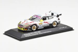 Porsche 911 996 GT3 RS Siemens #50 M. Ortelli / M. Lieb / R. Dumas 24 Hours of Spa 2003 Winners Minichamps 1:43 400036950 Met - nuotrauka 2 iš 4