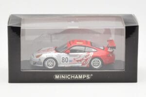 Porsche 911 996 GT3 RSR Flying Lizard #80 S. Neiman / J. Pechnik / J. Van Overbeek GT2 Class 24 Hours of Le Mans 2005 Minicha - nuotrauka 4 iš 4
