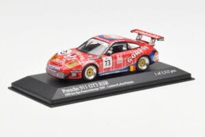 Porsche 911 996 GT3 RSR Gulf #73 Lambert / Lefort / Palttala 1000km Spa 2005 Minichamps 1:43 400056473 Metalas - nuotrauka 2 iš 4