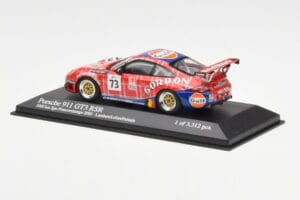 Porsche 911 996 GT3 RSR Gulf #73 Lambert / Lefort / Palttala 1000km Spa 2005 Minichamps 1:43 400056473 Metalas - nuotrauka 3 iš 4