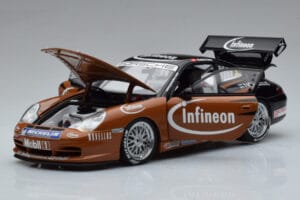Porsche 911 996 GT3 R #2 S. Miau Carrera Cup Asia 2004 AUTOart 1:18 80488 Metalas - nuotrauka 2 iš 7