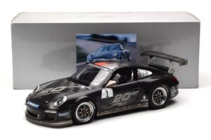 Porsche 911 997 GT3 Cup #1 20th Anniversary Carrera Cup 2010 Minichamps 1:18 WAP0210090B Metalas - nuotrauka 8 iš 8