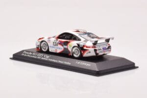 Porsche 911 997 GT3 Cup #124 Mattheus / Geoffroy / Vanbellingen / Fumal 24 Hours of Spa 2005 Minichamps 1:43 400056224 Metala - nuotrauka 3 iš 4