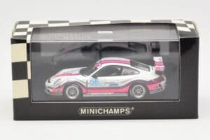 Porsche 911 997 GT3 Cup #56 M. Snow IMSA GT3 Challenge 2008 Minichamps 1:43 400086456 Metalas - nuotrauka 4 iš 4
