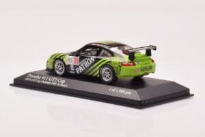 Porsche 911 997 GT3 Cup #8 E. Brown IMSA GT3 Challenge 2009 Minichamps 1:43 400096708 Metalas - nuotrauka 3 iš 4