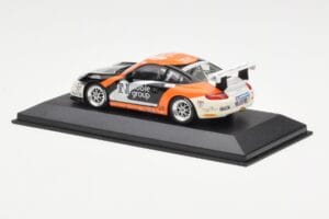 Porsche 911 997 GT3 Cup Noble Group #9 R. Meins Carrera Cup Asia Macau 2007 Minichamps 1:43 400076419 Metalas - nuotrauka 3 iš 4