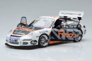 Porsche 911 997 GT3 Cup #33 M. Marsh Carrera Cup Asia 2006 AUTOart 1:18 80782 Metalas - nuotrauka 2 iš 7