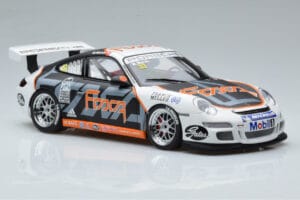 Porsche 911 997 GT3 Cup #33 M. Marsh Carrera Cup Asia 2006 AUTOart 1:18 80782 Metalas - nuotrauka 5 iš 7
