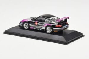 Porsche 911 997 GT3 Cup Swissvax #30 K. Sasaki Carrera Cup Asia Macau 2007 Minichamps 1:43 400076430 Metalas - nuotrauka 3 iš 4