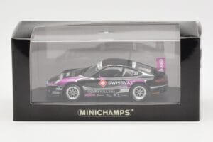Porsche 911 997 GT3 Cup Swissvax #30 K. Sasaki Carrera Cup Asia Macau 2007 Minichamps 1:43 400076430 Metalas - nuotrauka 4 iš 4