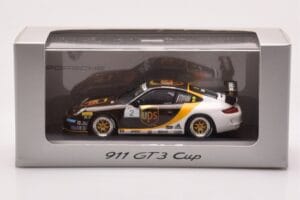 Porsche 911 997 GT3 Cup #2 UPS Holzer 2008 Minichamps 1:43 WAP02002218 Metalas - nuotrauka 4 iš 4
