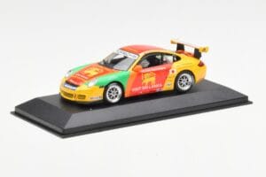 Porsche 911 997 GT3 Cup Visit Sri Lanka #6 D. Malagamuwa Carrera Cup Asia Macau 2007 Minichamps 1:43 400076406 Metalas - nuotrauka 2 iš 4