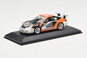 Porsche 911 997 GT3 Cup Noble Group #6 D. Watts Carrera Cup GB 2009 Minichamps 1:43 400076409 Metalas - nuotrauka 2 iš 4