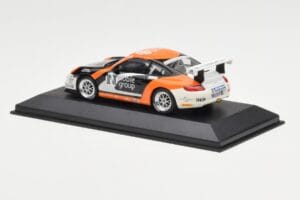Porsche 911 997 GT3 Cup Noble Group #6 D. Watts Carrera Cup GB 2009 Minichamps 1:43 400076409 Metalas - nuotrauka 3 iš 4