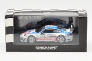 Porsche 911 997 GT3 R Cybernet #123 Fumal / Thiry / Rosenlad / Lefort 24 Hours of Spa 2011 Minichamps 1:43 400118923 Metalas - nuotrauka 4 iš 4