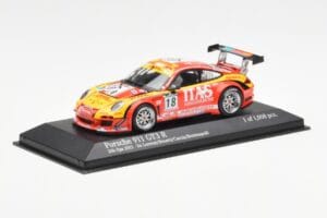 Porsche 911 997 GT3 R ITAS #18 De Lorenzi / Bonetti / Caccia / Bontempelli 24 Hours of Spa 2011 Minichamps 1:43 400118918 Met - nuotrauka 2 iš 4