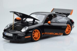 Porsche 911 997 GT3 RS Juodas AUTOart 1:18 WAP02112017 Metalas - nuotrauka 2 iš 8