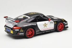 Porsche 911 997 GT3 RS #176 Team Ring Police VLN 2011 Norev 1:18 187570 Metalas - nuotrauka 3 iš 8