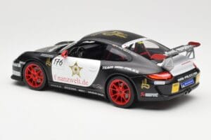 Porsche 911 997 GT3 RS #176 Team Ring Police VLN 2011 Norev 1:18 187570 Metalas - nuotrauka 7 iš 8