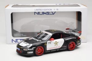 Porsche 911 997 GT3 RS #176 Team Ring Police VLN 2011 Norev 1:18 187570 Metalas - nuotrauka 8 iš 8