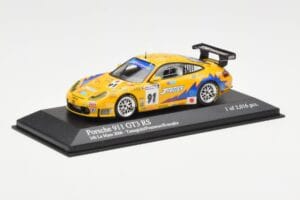 Porsche 911 997 GT3 RS T2M #91 Yamagishi / Fournoux / Konopka 24 Hours of Le Mans 2006 Minichamps 1:43 400066991 Metalas - nuotrauka 2 iš 4