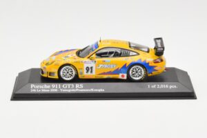 Porsche 911 997 GT3 RS T2M #91 Yamagishi / Fournoux / Konopka 24 Hours of Le Mans 2006 Minichamps 1:43
