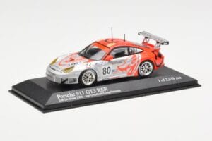 Porsche 911 997 GT3 RSR Flying Lizard #80 S. Neiman / P. Long / J. Van Overbeek 24 Hours of Le Mans 2006 Minichamps 1:43 4000 - nuotrauka 2 iš 4