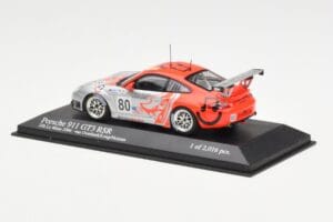 Porsche 911 997 GT3 RSR Flying Lizard #80 S. Neiman / P. Long / J. Van Overbeek 24 Hours of Le Mans 2006 Minichamps 1:43 4000 - nuotrauka 3 iš 4