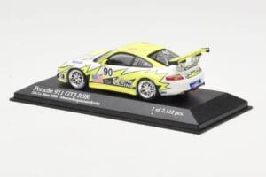 Porsche 911 997 GT3 RSR Krohn Racing #90 J. Bergmeister / T. Jonsson / T. Krohn 24 Hours of Le Mans 2006 Minichamps 1:43 4000 - nuotrauka 3 iš 4