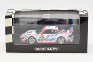 Porsche 911 997 GT3 RSR Matmut #76 P. Narac / R. Lietz / P. Long 24 Hours of Le Mans 2007 Minichamps 1:43 400076776 Metalas - nuotrauka 4 iš 4