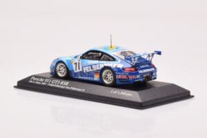 Porsche 911 997 GT3 RSR #71 Felbermayr-Proton M. Collin 24 Hours of Le Mans 2007 Minichamps 1:43 400076771 Metalas - nuotrauka 3 iš 4