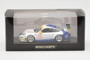 Porsche 911 997 GT3 RSR Tafel Racing #73 J. Tafel / J. Farnbacher 12 Hours of Sebring 2010 Minichamps 1:43 400076473 Metalas - nuotrauka 4 iš 4