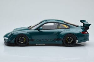 Porsche 911 997 RWB Syunkashuto Žalias GT Spirit 1:18 GT896 Derva - nuotrauka 3 iš 6