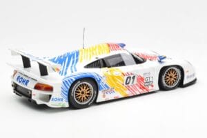 Porsche 911 GT1 #1 A. McNish / R. Sullivan / U. Alzen Rohr Motorsport Daytona 24 Hours 1998 UT Models 1:18 39611 Metalas - nuotrauka 2 iš 6