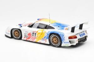 Porsche 911 GT1 #1 A. McNish / R. Sullivan / U. Alzen Rohr Motorsport Daytona 24 Hours 1998 UT Models 1:18 39611 Metalas - nuotrauka 5 iš 6