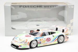 Porsche 911 GT1 #38 T. Boutsen / M. Kelleners 24 Hours of Le Mans 1998 UT Models 1:18 39817 Metalas - nuotrauka 6 iš 6
