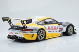 Porsche 911 GT3 R Rowe Racing #998 F. Makowiecki / A. Pilet / N. Tandy 2nd Place 24 Hours of Spa-Francorchamps 2019 Minichamp - nuotrauka 2 iš 6