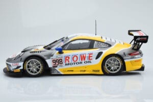 Porsche 911 GT3 R Rowe Racing #998 F. Makowiecki / A. Pilet / N. Tandy 2nd Place 24 Hours of Spa-Francorchamps 2019 Minichamp - nuotrauka 3 iš 6