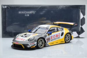 Porsche 911 GT3 R Rowe Racing #998 F. Makowiecki / A. Pilet / N. Tandy 2nd Place 24 Hours of Spa-Francorchamps 2019 Minichamp - nuotrauka 6 iš 6