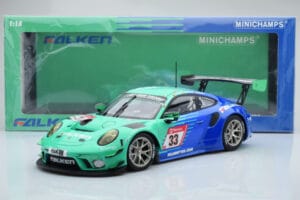 Porsche 911 GT3 R Falken Motorsports #33 K. Bachler / M. Muller / T. Engelhart / M. Werner 24 Hours of Nurburgring 2020 Minic - nuotrauka 6 iš 6