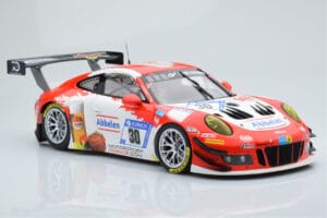 Porsche 911 GT3 R Frikadelli Racing Team #30 M. Muller / M. Arnold / F. Henzler / M. Campbell 24 Hours of Nurburgring 2018 Mi - nuotrauka 4 iš 6