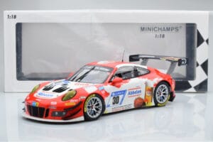 Porsche 911 GT3 R Frikadelli Racing Team #30 M. Muller / M. Arnold / F. Henzler / M. Campbell 24 Hours of Nurburgring 2018 Mi - nuotrauka 6 iš 6