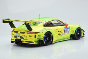 Porsche 911 GT3 R Manthey Racing #911 F. Scherer / K. Estre / R. Dumas / L. Vanthoor / E. Bamber 24 Hours of Nurburgring 2018 - nuotrauka 2 iš 6
