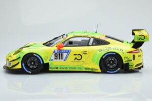 Porsche 911 GT3 R Manthey Racing #911 F. Scherer / K. Estre / R. Dumas / L. Vanthoor / E. Bamber 24 Hours of Nurburgring 2018 - nuotrauka 3 iš 6
